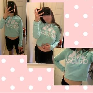 Adidas Cropped Hoodie